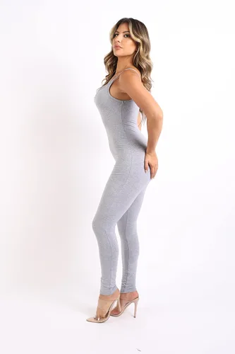 Vista 6 de TOO HOT FASHIONS Mono de una pieza para mujer, con tirantes delgados, sexy, ajustado, cómodo, para fiestas, uso diario, suave, de jersey