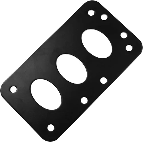 Vista 3 de Soporte de placa de matrícula de motocicleta 3/4" montaje lateral apto para Harley Bobber Chopper bicicleta personalizada
