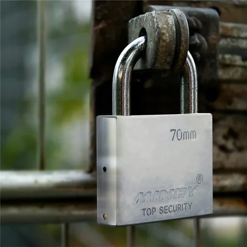 Vista 6 de 2.756 in Heavy Duty Lock Warehouse Candado con llave impermeable Candado de alta seguridad con 4 llaves