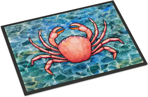Vista 8 de Caroline's Treasures BB5366MAT - Tapete para puerta delantera de 18 x 27 pulgadas, para interiores y exteriores, antideslizante, lavable, de pelo