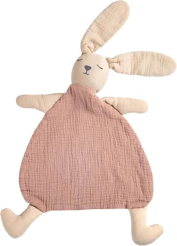Vista 9 de lulumoon Manta de seguridad de oso para bebés: muselina agradable para la piel, ideal para viajes y guarderías, regalo para recién nacidos para baby