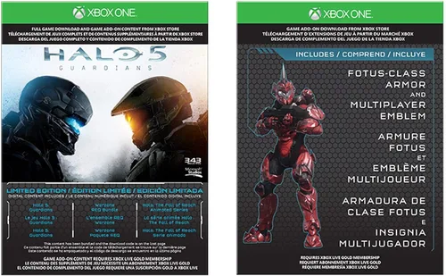 Vista 5 de Xbox One 1TB Console - Limited Edition Halo 5 Guardians Bundle (Renewed)