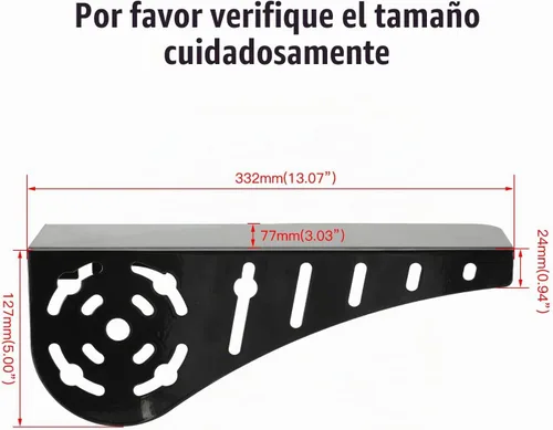 Vista 5 de YOXUFA Mini Protector de Cadena de Minimoto Cubierta de Embrague de Repuesto para Predator 212 196cc 224cc Coleman CT200U Baja Warrior MB200 A-Negro