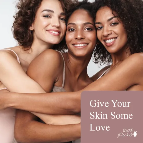 Vista 7 de 100% PURE Maquillaje facial matificante de bambú que absorbe los poros minimizando el acabado ligero – de larga duración, vegano, color translúcido