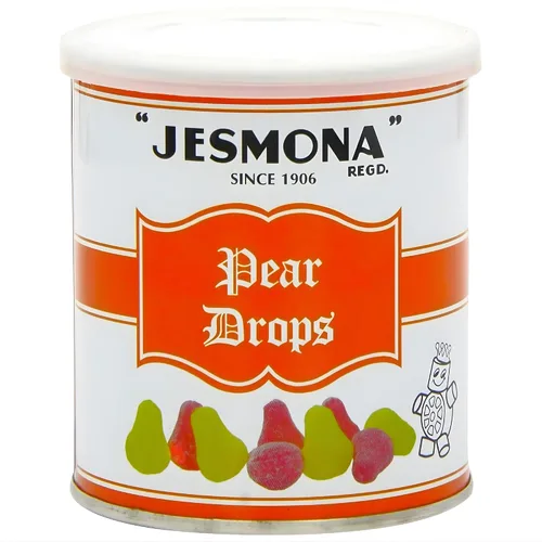 Vista 10 de Jesmona Old Fashioned Mint Humbugs - Lata de dulces duros ingleses con centro de caramelo, lata de regalo de dulces duros británicos resellables