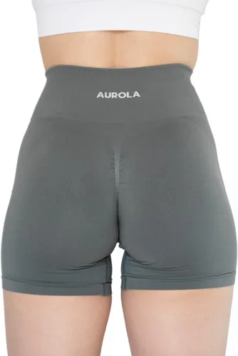 Vista 2 de AUROLA Intensify - Pantalones cortos de entrenamiento para mujer, sin costuras, para gimnasio, yoga, correr, deporte, ejercicio activo, fitness