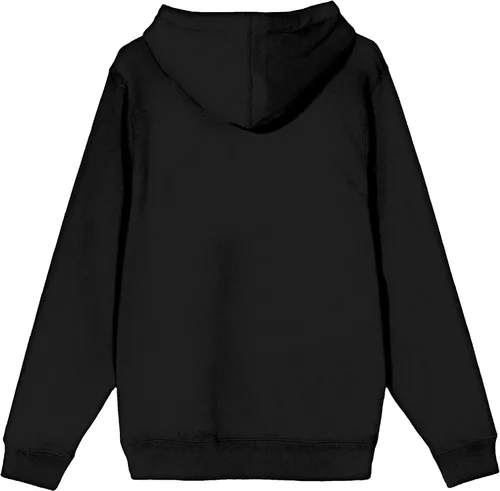 Vista 4 de Bioworld Five Nights at Freddy's Plush Bear and Sleeve Title Logo - Sudadera con capucha negra para adulto