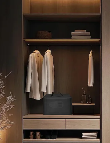 Vista 7 de Funda protectora para caja de seguridad, resistente al polvo, a la humedad y a los arañazos, de nailon para objetos de valor, compatible con caja