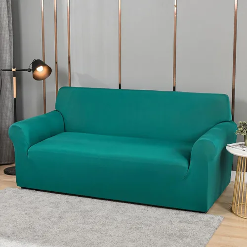 Vista 15 de Konsilsa Funda elástica para sofá de 1/2/3/4 plazas, funda universal para sillón suave, lavable, antideslizante, adecuada para protector de muebles