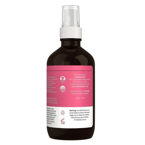 Vista 9 de Spray de agua de rosas y glicerina, hidratante y refrescante para rostro y cabello, tónico facial con ácido hialurónico para calmar, suavizar