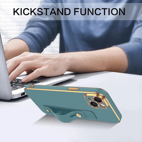 Vista 5 de VENINGO Funda 14 Plus, TPU suave y delgada con pulsera ajustable, resistente a los arañazos, a prueba de golpes, funda protectora para 14 Plus 6.7