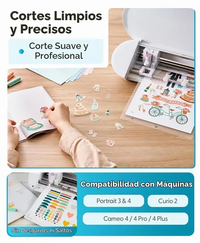 Vista 4 de Silhouette America Modelos de ajuste manual, 1mm, cuchilla premium para Cameo 4-5 y Portrait 3-4