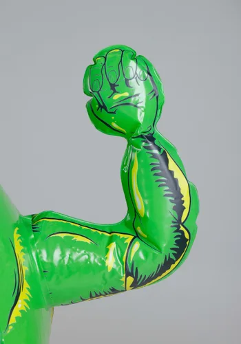 Vista 6 de Decoración Inflable de 20 Pulgadas Slimer Ghostbusters para Ventana Multicolor