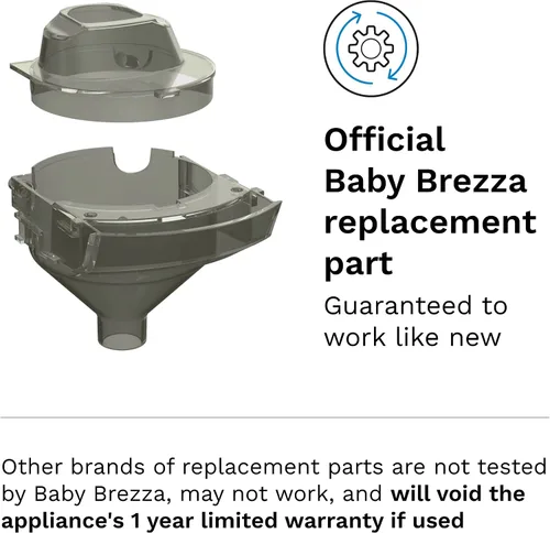 Vista 4 de Baby Brezza Formula Pro Mini - Embudo y cubierta de repuesto, color gris