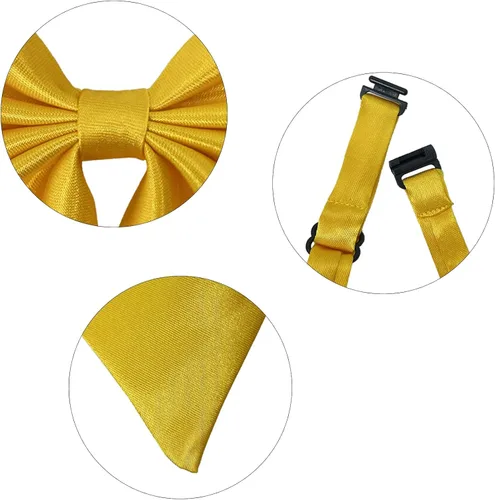 Vista 5 de Women Uniform Bow Tie, School Girl Cute Anime Bowtie For Lolita & Godmother & Cosplay or Fairy Necktie Costume W-B-T3