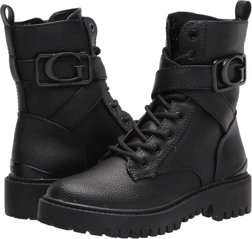 Vista 7 de GUESS Botas de combate Orana para mujer Negro