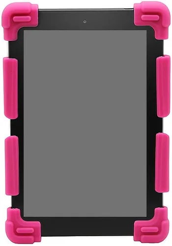 Vista 4 de CHINFAI Funda universal para tablet de 8 pulgadas, funda protectora de silicona de 7.9 a 9 pulgadas para Galaxy Tab 4/A/S2/E 8.0, F i r e HD 8/HDX