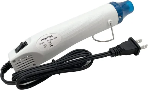 Vista 10 de Pistola de calor, mini pistola de aire caliente para manualidades, pistola de aire de calor portátil, herramienta para gofrar, envoltura retráctil