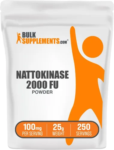 Vista 7 de BulkSupplements. com Nattokinase 2000 FU Polvo - Procedente de extracto de natto, suplemento de nattoquinasa - 100 mg de polvo de natto por porción