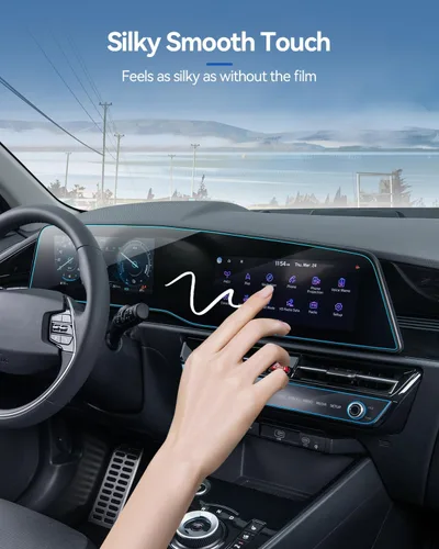 Vista 5 de 4 unidades de protector de pantalla para coche para 2023 2024 2025 Kia Niro SG2 Accesorios Pantallas panorámicos duales y protector de pantalla