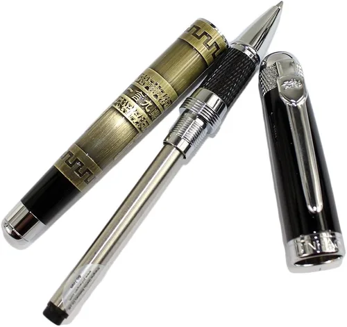 Vista 5 de Gullor Bolígrafo Rollerball avanzado Jinhao 189 Noblest Cinnamon Great Wall Pen
