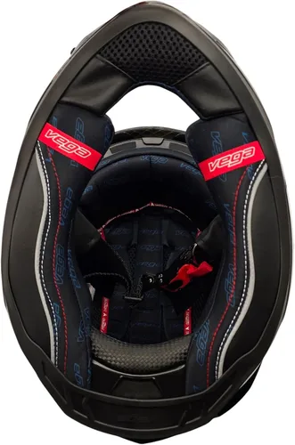 Vista 5 de Vega Air GPX Casco de rostro completo, negro mate, grande