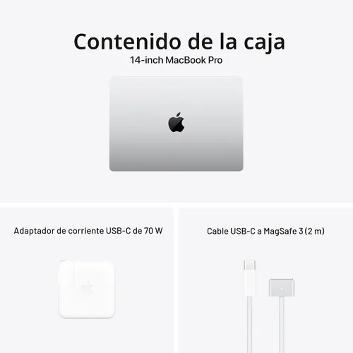 Vista 6 de Apple Laptop MacBook Pro 2026 con chip Apple M5 Max con CPU de 18 núcleos y GPU de 32 núcleos: diseñada para IA, pantalla de 14.2 pulgadas, memoria