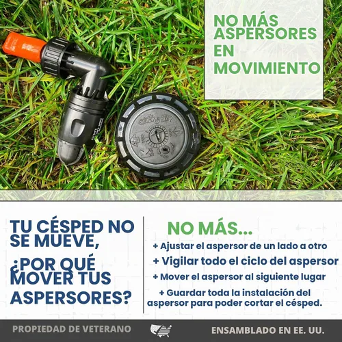 Vista 2 de Rociador ajustable desplegable de 5 pulgadas con conector de manguera rápida, QSK-741