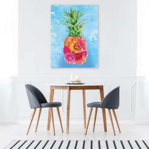 Vista 3 de Fine Art Canvas Gregory Gorham, obra de arte sobre lienzo de piña, 30.0 in de ancho x 40.0 in de alto, decoración de pared grande envuelta