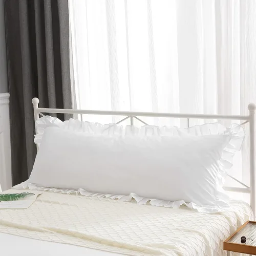 Vista 13 de Fundas de almohada cuadradas a cuadros en blanco y negro con volantes, fundas de almohada a cuadros, fundas de almohada de gingham, fundas