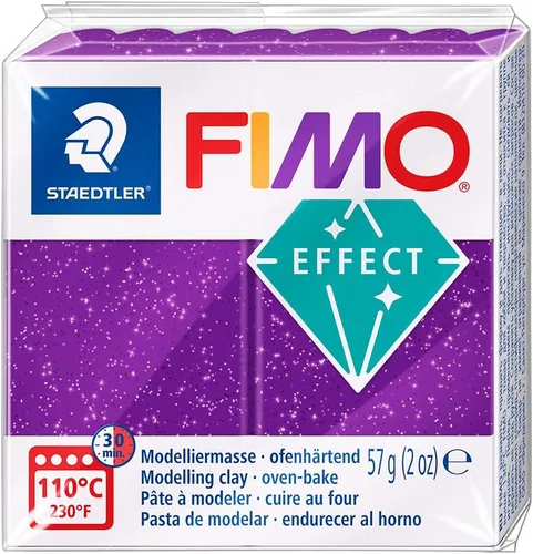 Vista 6 de Staedtler Fimo Effect 8020-003 - Arcilla de modelado para horno 56g Dorado metálico