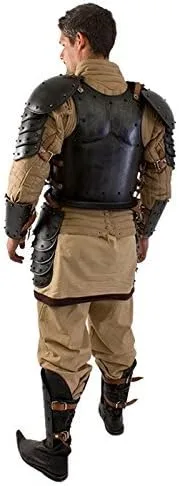 Vista 7 de Armor Breastplate Dark Warrior - Epic Dark Large - Gris Armour