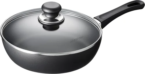 Vista 2 de Scanpan Sartén para saltear cubierta clásica, 9.5 pulgadas
