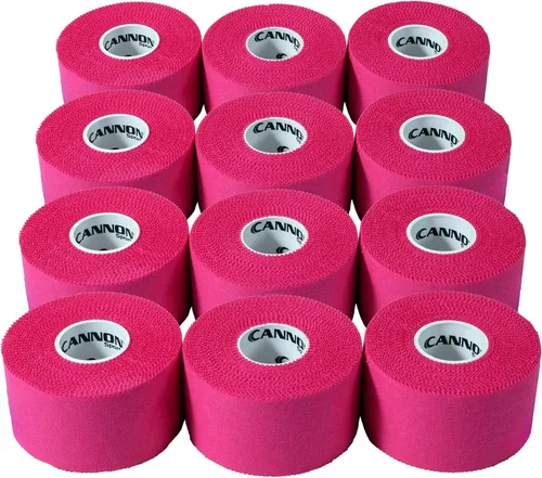 Vista 11 de Cannon Sports Cinta atlética de alta calidad, 1.5 pulgadas x 45 pies por rollo, fácil de rasgar, sin residuos pegajosos, muy fuerte, hipoalergénica