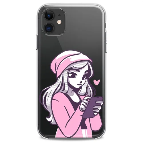 Vista 14 de Funda de TPU compatible con iPhone 16e 15 14 13 12 11 Pro Max Plus Mini Xs Xr X 8 7 6 5 SE impresión de silicona flexible maquillaje perfume lindo