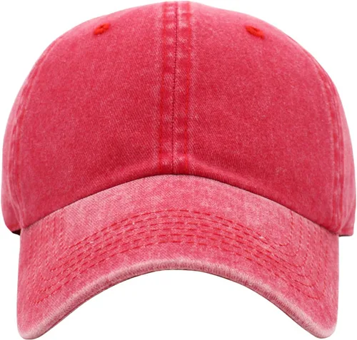 Vista 2 de KBETHOS® Gorra de béisbol de algodón ajustable de algodón con corona baja clásica