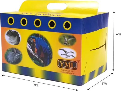 Vista 3 de YML Porta cartón para animales pequeños o pájaros, grande, lote de 100