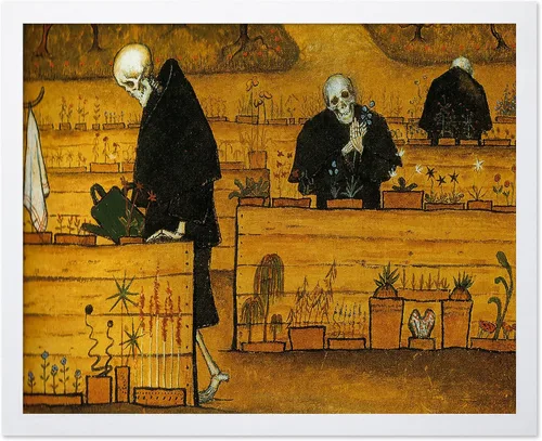 Vista 30 de Poster Master Póster de fotografía vintage, impresión gótica retro, regalo para artista, amigo, Halloween, familia espeluznante, disfraz extraño