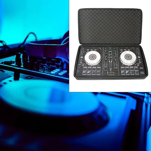 Vista 3 de 2 canales DJ controlador caso para DDJ FLX4 DDJ 400 DDJ SB2 DDJ SB3 DDJ RB con correa de hombro