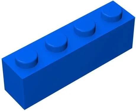 Vista 9 de Ladrillo de construcción clásico de 1 x 4, bloque de ladrillos a granel de 100 piezas, ladrillos de color amarillo albaricoque de 1 x 4, compatible