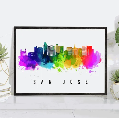 Vista 16 de Generic Póster de Albuquerque Skyline New Mexico, 12 x 18 pulgadas, perfecto para sala de estar, dormitorio, oficina