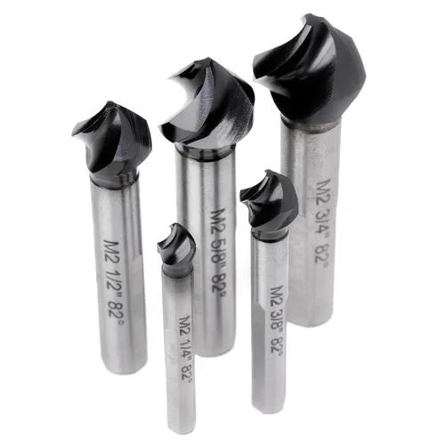 Vista 11 de Punta de taladro para achaflanado de carburo de tungsteno 1/2" a 1-3/8" Uniburr, herramienta de reparación de rosca de perno para eliminar rebabas