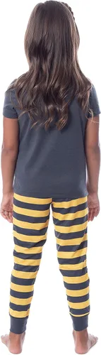 Vista 2 de Harry Potter Hogwarts House Crest Jogger - Conjunto de pijama para niñas grandes, para todas las casas