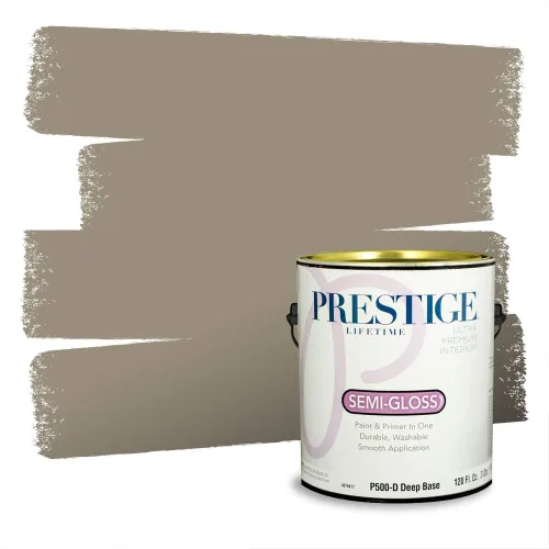 Vista 72 de Prestige Paints - Pintura exterior e imprimación en uno, 1 galón, plano, compatibilidad comparable con el color menta «Whipped Mint» de Behr
