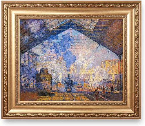 Vista 257 de A&T ARTWORK Antibes Seen from The Salis Gardens de Claude Monet Las Obras de Arte Clásico Mundial Reproducciones, Impresiones de Arte en Lienzo