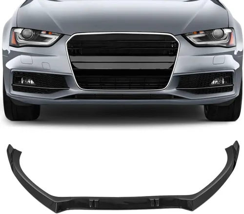 Vista 101 de SCITOO Alerón de borde de parachoques delantero mate negro para Ford Focus ST años 2013-2014 - Spoiler frontal de polipropileno