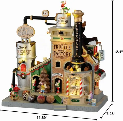 Vista 5 de Lemax 15805 Navidad Chocolatier Truffle Factory Aldea de Navidad, multicolor