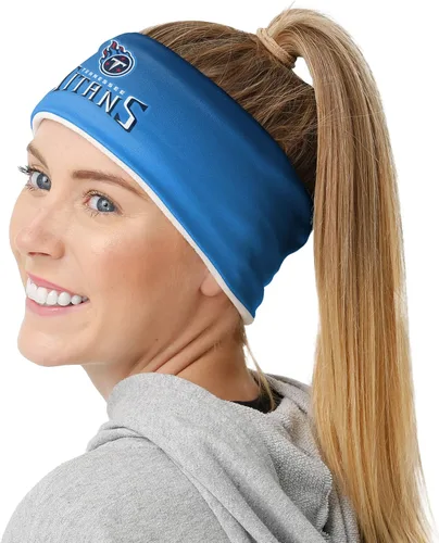 Vista 20 de FOCO Diadema de moda para mujer con logotipo de equipo de la NFL Gradiente impreso.