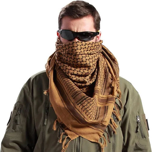 Vista 6 de FREE SOLDIER - Bufanda militar, shemagh, pañuelo palestino, bufanda para la cabeza o el cuello, pañuelo árabe, pañuelo del desierto para la cabeza