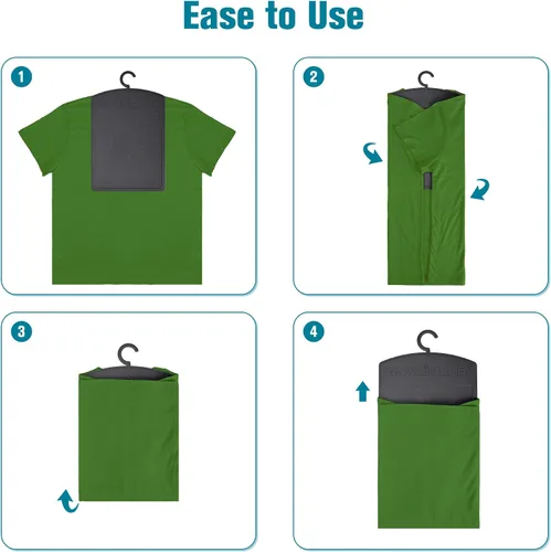 Vista 3 de BoxLegend Tabla para Doblar Camisas, Tabla Plegable para Ropa Duradera con Gancho Plus, Carpeta para Camisetas para Lavandería Fácil y Rápida